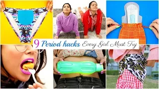 9 Life Saving PERIOD HACKS You MUST Try | #Sketch #Comedy #Anaysa