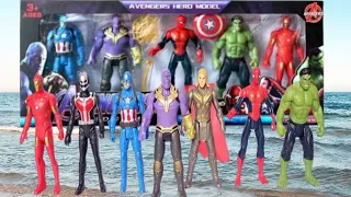 UNBOXING SUPER HERO AVANGERS, IRONMAN, SPIDERMAN, HULK, THANOS, THOR, CAPTAINAMERICA, THOR@DZAKAtoys