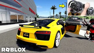 Roblox, but with a Steering Wheel...
