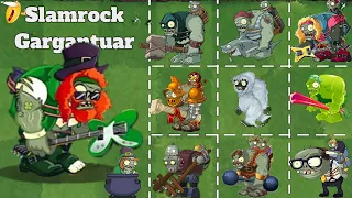 Slamrock Gargantuar vs All Gargantuar.PvZ 2 Zombies vs Zombies