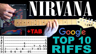 TOP 10 Nirvana Songs List & Guitar Tab / Guitar Tutorial / Guitar Lesson