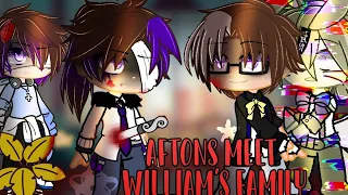 Afton family meets William's family 🔪| Fnaf | not Original | Gacha Club | my AU | Picka_Clara