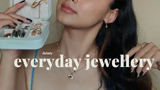 my *dainty* minimal everyday jewellery collection (sort of) ya'll asked for it!!!🤍