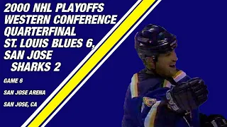 2000 NHL Western Conference Quarterfinal Game 6: St. Louis Blues 6, San Jose Sharks 2