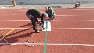 SFS Sportif athletic track marking (Разметка атлетической дорожки)