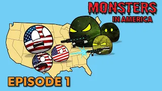 Monsters in America Ep 1 Before the beginning - Countryballs animation