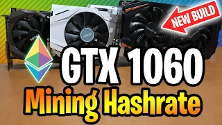GTX 1060 6GB Mining Hashrate Testing For New Build!