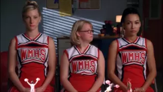 Glee   Mercedes asks Santana and Brittany how they stay skinny 1x16