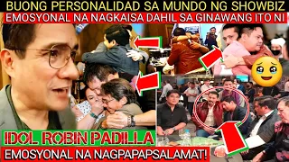 Hala! idol Robin Padilla grabi ginawa,mga bitiranong Artista emosyonal at pinagkaisa! #viral