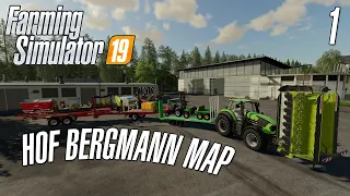 Farming Simulator 19 LIVE  | Hof Bergmann #1 - Itt úgy lehet farmolni ahogy SEHOL!