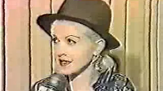 Cyndi Lauper interview Brazil 1989