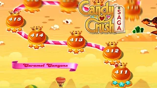 Candy Crush Saga Ep. 69 | Level 411 to 415 | 2X GAME PLAY | FULL HD