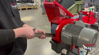 Tube Notcher, Belt Sander Demo  | RMT TN-FAB-4 Tube Notcher, Belt Sander All-In-One Machine