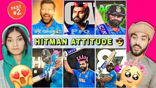 Rohit Sharma Attitude Reaction | Hitman Attitude Reels | Indian cricket team Captain Attitude
