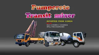 Trnasit mixer truck & Pumpcrete