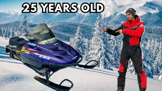 25 Year Old Snowmobile & New Sleds Broke Down!