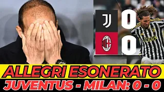 ALLEGRI ESONERATO: QUESTA VOLTA L'HA FATTA GROSSA!