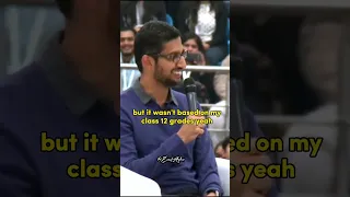 Google CEO Sundar Pichai Class 12th Marks 😉 | Savage Answer #shorts #youtubeshorts