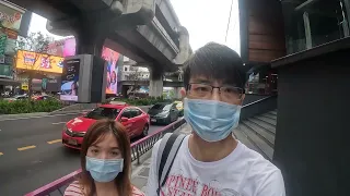 Walking from Siam Discovery to Central World at Bangkok - Recorded with GoPro Hero 10 in 4K 30fps