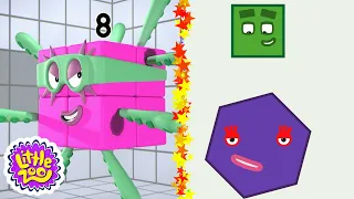 2D and 3D Blocks 🔢 | Daring Dimensions with the Numberblocks | Learn to Count | Numberblocks