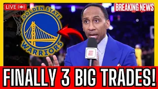 CONFIRMED NOW! 3 BIG TRADES FOR THE WARRIORS! GSW SIGN 3 GREAT PLAYERS? GOLDEN STATE WARRIORS NEWS