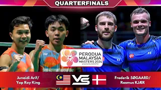 Junaidi Arif/ Yap Roy King Vs Frederick SØGAARD/Rasmus KJÆR | MD | Malaysia Masters 2024 Badminton