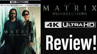 The Matrix Resurrections (2021) 4K UHD Blu-ray Review!