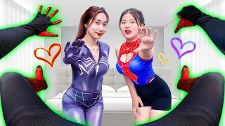 This Crazy Girl Desires To Make Spider-Man Her Lover(Romantic Love Story by Spider-man in Real Life)