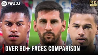 FIFA 23 | Over 80 Faces Comparison | 4K 60 FPS