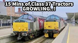 15 Mins of MIGHTY Class 37's GROWLING around the UK Rail Network..!
