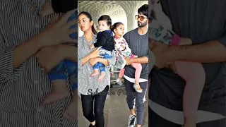 Shahid Kapoor ❤️ Beautiful Wife Mera Rajput 🥰❤️ Family #shorts #viral #shahidkapoor