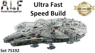 Lego Star Wars 75192 Millennium Falcon Ultra Fast Build
