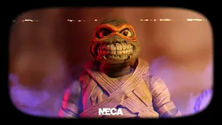 UNIVERSAL MONSTERS x TMNT Michelangelo as The Mummy Action Figure - Coming soon from NECA!