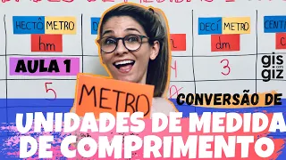 MEDIDAS DE COMPRIMENTO - CONVERSÃO DE UNIDADES DE MEDIDA #01