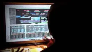 Michael Cretu explaining studio processes. The song with the support of the singer RASA SERRA.