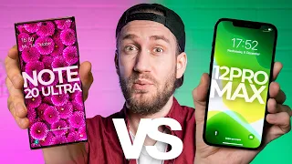 iPhone 12 Pro Max vs Galaxy Note 20 Ultra! | VERSUS