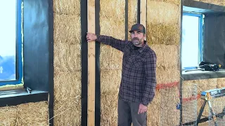 Plaster Detail Tip on Avoiding Air Leaks in Straw Bale Construction