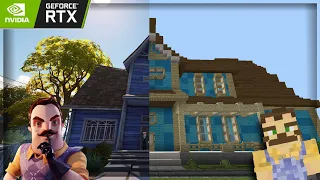 I Fully Recreated Hello Neighbor 2 In Minecraft!