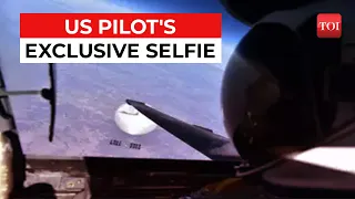 US Releases Selfie Taken by Pilot Showing Chinese Spy Balloon at 60,000 Feet