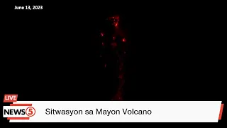 LIVE | Sitwasyon sa Mayon Volcano #News5 (June 13, 2023)