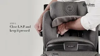 How to Fold in the Linear Side-impact Protection (L.S.P.) I Anoris T i-Size Car Seat I CYBEX