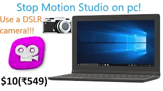 Stop motion studio pro tutorial on pc!!! can also use a DSLR!!! For $10(₹540)