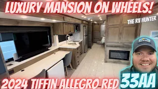 Luxury Diesel Pusher! 2024 Tiffin Allegro Red 33AA | Class A Motorhome