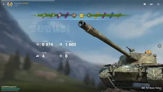 World of Tanks Blitz Mastery T57 Heavy 6974 Dmg 4 Kill