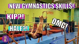 NEW GYMNASTICS SKILLS! | Unseen Gym Clips | Bethany G