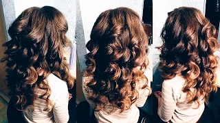 КРУПНЫЕ / ВОЗДУШНЫЕ / ОБЪЕМНЫЕ ЛОКОНЫ | Локоны на средние волосы | BIG BOUNCY CURLS | LOZNITSA