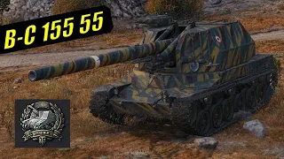 World of Tanks - B-C 155 55 - Karelia | Gore's Medal | 7K Combined Damage | #2