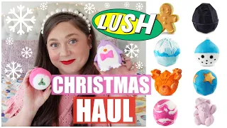 LUSH 2023 Christmas Haul! BATH BOMBS GALORE!