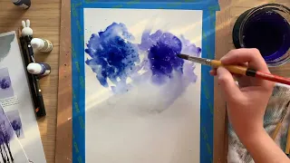 Watercolor Timelapse: Painting Salt Trees