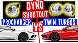DYNO SHOOTOUT: C8 Corvette ProCharger VS Twin Turbos Compared Head-to-Head!
